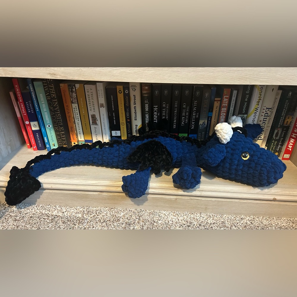 Handmade crochet Plush/ plushie/ stuffie/ stuffed animal/ Amigurumi Dragon